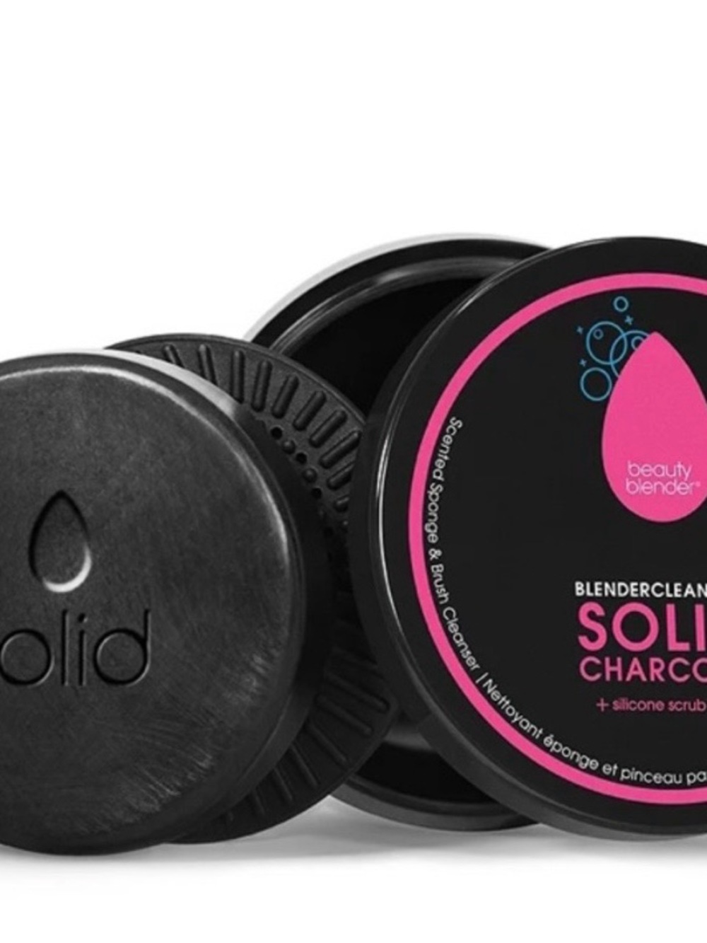 Beauty blender solid charcoal plus silicone scrub mat 1 oz nib brush cleaner
